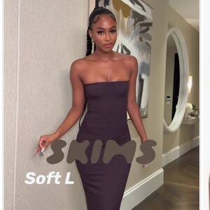 NWT~ SKIMS Soft Lounge Tube Dress